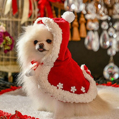 Christmas Dog Cloak - Festive Elegance 🎄🐾.