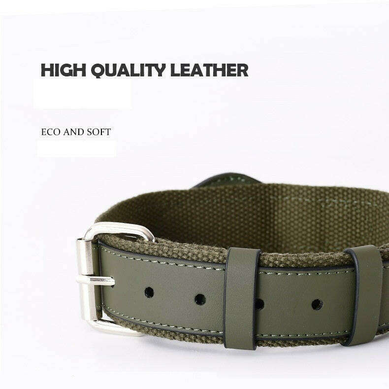 This Airtag-Compatible Dog Leash™ by PawPal Essentials features high quality leather.