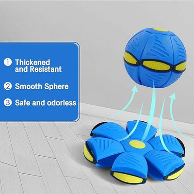UFO Dog Toy Interactive Flying Saucer Ball®.