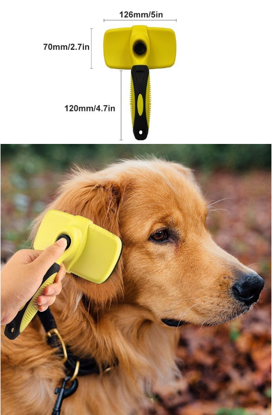 Apple-Compatible Dog Grooming Brush by Benepaw.