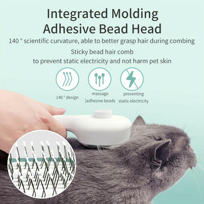 UVC Sterilizing Pet Grooming Comb Self-Cleaning Slicker Brush™.