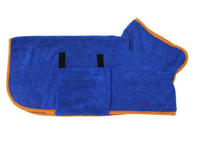 Microfiber Pet Bathrobe - Quick-Dry Comfort 🛁🐾.