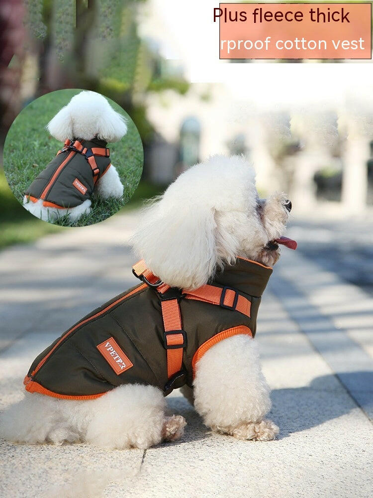Cozy Winter Dog Vest - Small & Medium Sizes 🐾❄️.