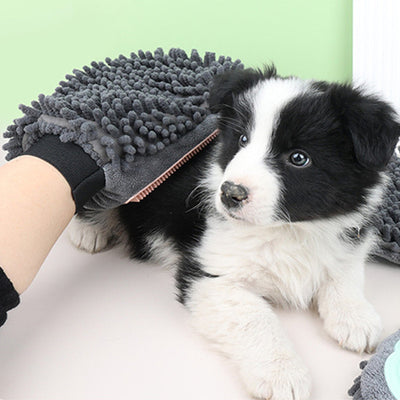 2-in-1 Pet Bathing Brush Glove - PawPal Essentials