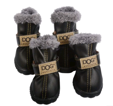 Winter Warm Teddy Dog Boots 🐾❄️.