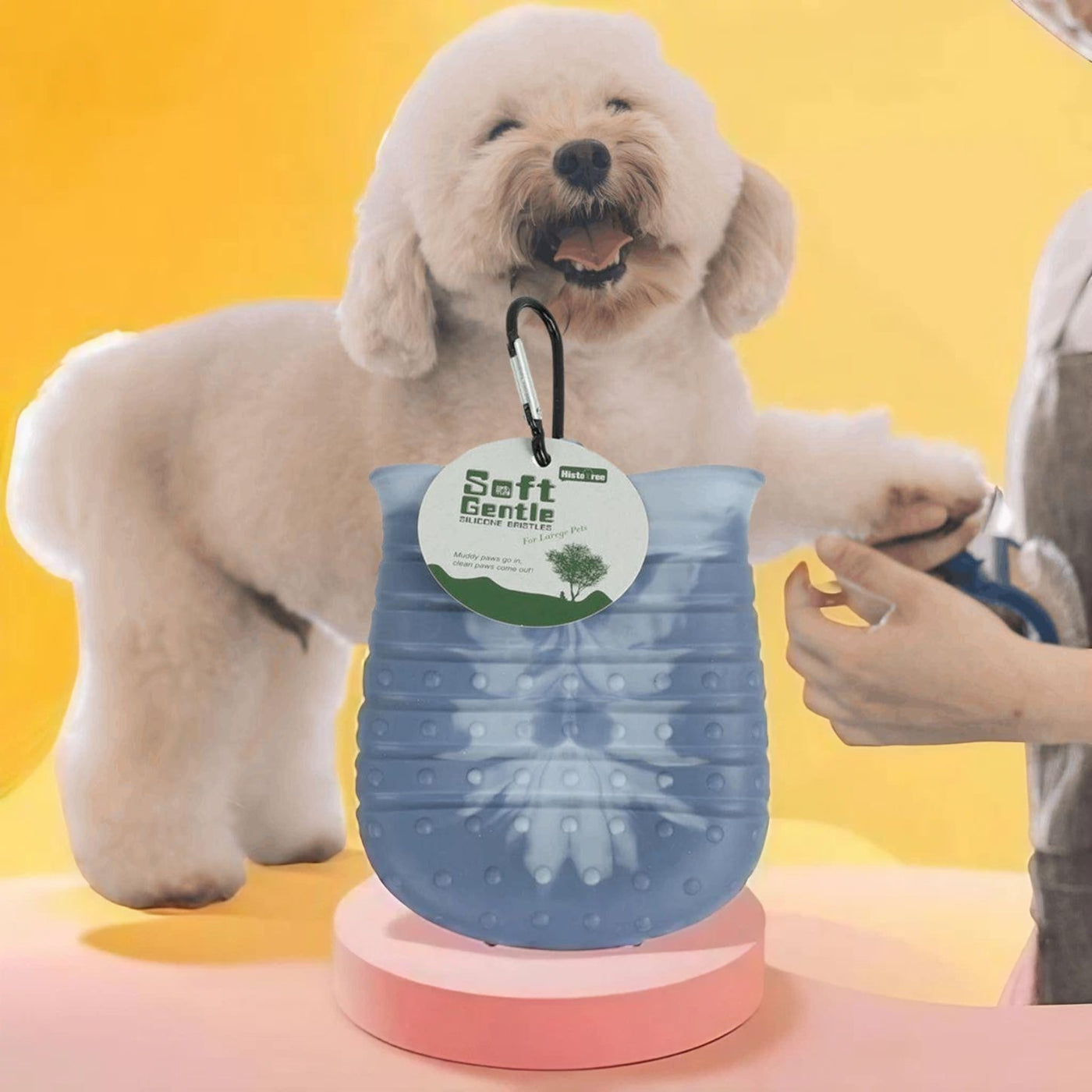 2-in-1 Portable Dog Paw Cleaner Cup