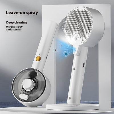 Self-Cleaning Pet Hair Remover Brush