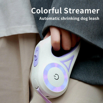 Retractable Dog Leash with Collar Spotlight™.