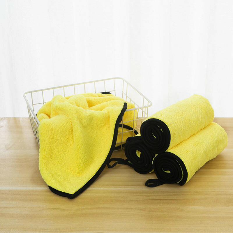 Yellow Dog Drying Towel.