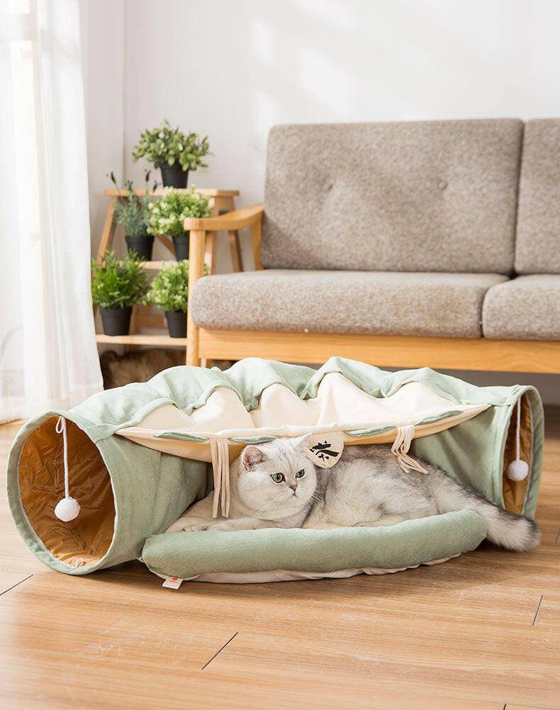 Durable Washable Collapsible Cat Tunnel™