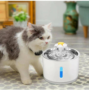 LED Pet Water Fountain USB-Powered, Mute Design™