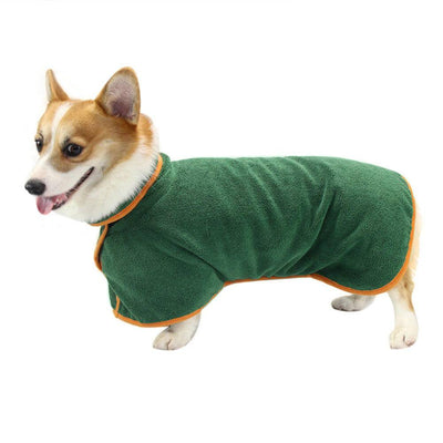 Microfiber Pet Bathrobe - Quick-Dry Comfort 🛁🐾